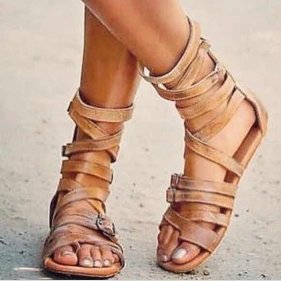 Bed Stu Shoes - 🆕️ BED STU SENECA TAN RUSTIC LEATHER BOHO SANDALS